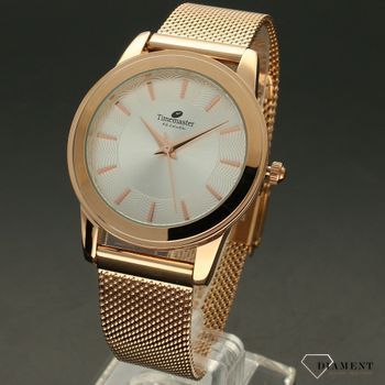 Zegarek damski na bransolecie w kolorze różowego złota Timemaster 099-32 (2).jpg