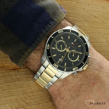 Zegarek męski Tommy Hilfiger Jordan 1792095 Zegarek męski Tommy Hilfiger to stalowy męski zegarek idealny na prezent dla mężczyzny. Duże zegarki męskie są idealnym dodatkiem do garnituru..jpg