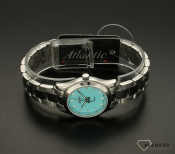 Zegarek damski Atlantic Classic Sapphire 20335.41.91TQ. Wyposażony jest w kwarcowy mechanizm, zasilany za pomocą baterii. Posiada bardzo wysoką dokładność mierzenia czasu +- 10 sekund w przeciągu 30 dni. Zegarek damski z mię.jpg
