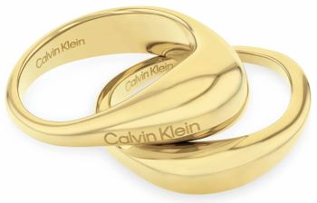 Pierścionek damski Calvin Klein podwójny pozłacany 35000448C rozmiar 14.jpg