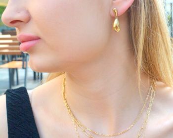 Złote kolczyki damskie Calvin Klein wiszące krople stal 35000607⭐ Biżuteria Calvin Klein🎁Prezent marki Calvin Klein☝ (2).JPG