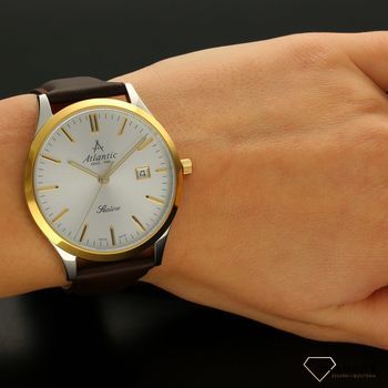Zegarek męski na brązowym pasku Atlantic Sealine 623414321 to klasyczny zegarek na męski nadgarstek, który będzie idealny do garnituru (1).jpg