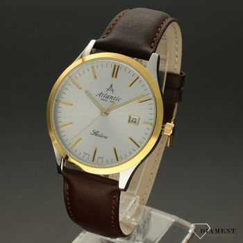 Zegarek męski na brązowym pasku Atlantic Sealine 623414321 to klasyczny zegarek na męski nadgarstek, który będzie idealny do garnituru (3).jpg