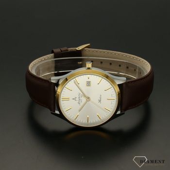 Zegarek męski na brązowym pasku Atlantic Sealine 623414321 to klasyczny zegarek na męski nadgarstek, który będzie idealny do garnituru (4).jpg