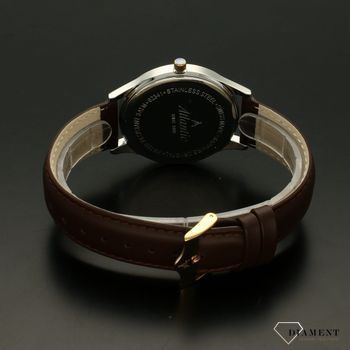 Zegarek męski na brązowym pasku Atlantic Sealine 623414321 to klasyczny zegarek na męski nadgarstek, który będzie idealny do garnituru (5).jpg