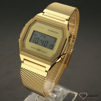 Zegarek damski CASIO Vintage Premium A1000MG-9EF to idealny zegarek elektroniczny na bransolecie dla kobiety lubiącej nowoczesne prezenty (2).jpg