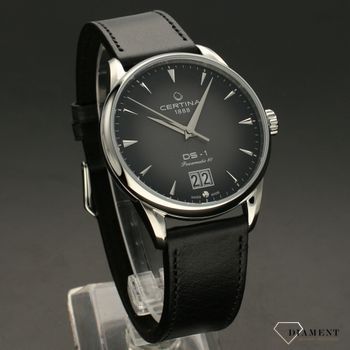 Klasyczny zegarek męski w pięknym czarnym kolorze, pięknie prezentuję się na męskim nadgarstku.✓ Zegarki Certina✓  (1).jpg