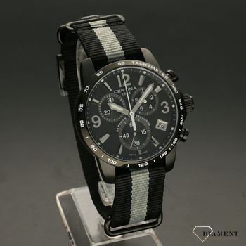 Bardzo elegancki zegarek męski w ciemnych kolorach, z wyraźną męską czarną tarczą. Zegarek męski to świetny pomysł na prezent dla mężczyzny. Zapraszamy!  (1).jpg