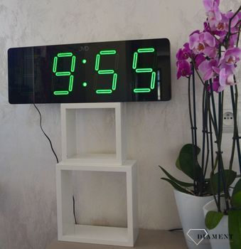 Zegar cyfrowy JVD z zielonym wyświetlaczem LED DH1.3 ✅ Zegar z wyświetlaczem godziny w kolorze zielonym o wysokości cyfr 13 cm ✅ (10).JPG