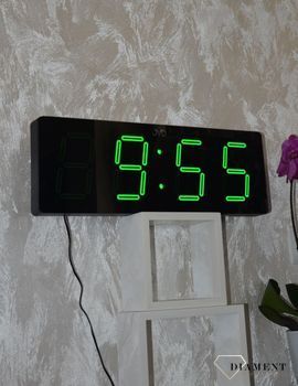 Zegar cyfrowy JVD z zielonym wyświetlaczem LED DH1.3 ✅ Zegar z wyświetlaczem godziny w kolorze zielonym o wysokości cyfr 13 cm ✅ (3).JPG