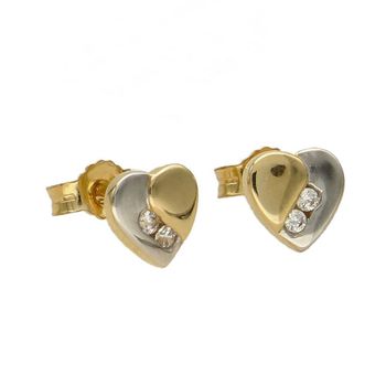 Złote kolczyki w kształcie serca łączone złoto DIA-KLC-5295-585.jpg