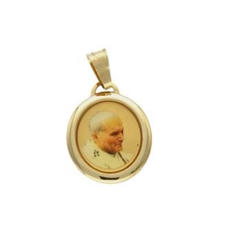 Złota zawieszka medalik 585 Święty Jan Paweł II DIA-ZAW-9013-585. Złoty medalik z wizerunkiem Świętego Jana Pawła II to doskonały upominek dla każdego kto ceni sobie papieża polaka. Na prezent z okazji Pierwszej Komunii Święte.jpg