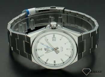 Zegarek męski Casio Edifice Classic Sapphire EFB-108D-7AVUEF. Męski zegarek na bransolecie. Zegarek męski Casio Edifice. Zegarek męski ze srebrną tarczą. (4).jpg