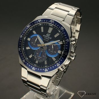 Zegarek męski CASIO Edifice Solar Sapphire Crystalo EFS-S600D-1A2VUEF.  Cyferblat zegarka jest panelem słonecznym, który generuje energię elektryczną ze światła słonecznego (3).jpg