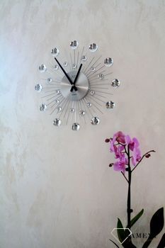 Zegar ścienny nowoczesny srebrny 35 cm JVD HT111.1 ✓Zegary ścienne DUŻY ✓ZEGAR ŚCIENNY 3D✓ Nowoczesny zegar ✓Zegar na ścianę ✓ Zegary i budziki w sklepie✓ Autoryzowany sklep✓ Kurier G (3).JPG