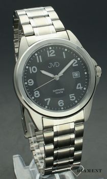 Zegarek męski JVD z szafirowym szkłem Czytelna tarcza J1105 (2).jpg