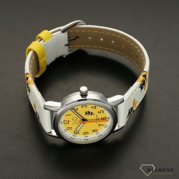 Zegarek JVD dla dziewczynki dziecięcy Wesołe pszczółki J7206 (2).jpg