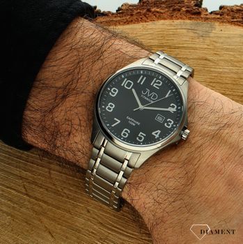 Zegarek męski JVD na bransolecie tytanowy z szafirowym szkłem JE2002.3.jpg