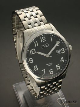Zegarek męski JVD na bransolecie 'Czytelna tarcza' czarna JE612.3. Klasyczny męski zegarek. Zegarek na prezent, na rocznicę. Czytelny zegarek męski. Pomysł na prezent dla mężczyzny. Darmowa wysyłka (3).jpg