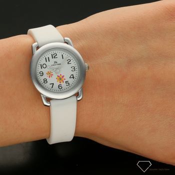 Zegarek dziecięcy⌚ Zegarek dla dziewczynki Jordan Kerr 'Biały pasek' JK1558-biały ✓ (5).jpg