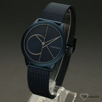 Piękny i modny zegarek damski Calvin Klein w pięknym niebieskim odcieniu (2).jpg