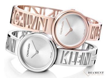 Zegarek damski Calvin Klein Mania na sztywnej bransolecie KBK2S116.1.jpg