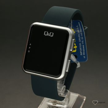 Zegarek męski Q&Q z wyświetlaczem niebieski pasek M197-004 (2).jpg
