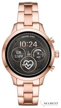 Smartwatch Michael Kors Rose Gold MKT5046 to zegarek na bransolecie w kolorze różowego złota, który łączy się z telefonem przez bluetooth. S (1).jpg