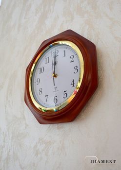 Zegar na ścianę sterowany radiowo drewniany JVD Radio Controlled zegary ścienne zegary na ścianę sterowane radiowo (7).JPG