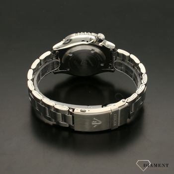 Elegancki zegarek męski na stalowej bransolecie to bardzo modny dodatek do męskich stylizacji. Zegarek męski z wyraźną tarczą. Zegarek idealny na prezent.  (5).jpg