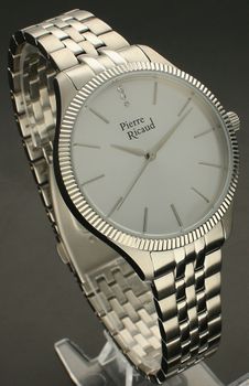 Zegarek damski  Pierre Ricaud P23010.5113Q. Zegarek na bransolecie. Zegarek biżuteryjny.  Zegarek damski klasyczny w kolorze srebrnym (2).jpg