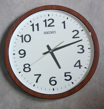 Seiko Clocks Zegar ścienny QXA799B Brązowy (1).JPG