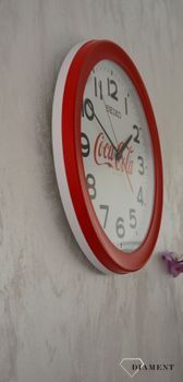 Zegar na ścianę Seiko Coca-cola 37 cm 37 cm QXA922R 🕰 Duży czytelny zegar ścienny SEIKO z logo Coca-cola 🎅 Mechanizm kwarcowy.  (8).JPG