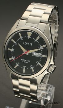 Zegarek męski Lorus Automatic Classic RL417BX9. Zegarek męski na srebrnej bransolecie. Zegarek męski z datownikiem. Zegarek męski automatyczny z wodoszczelnością 10 BAR. Idealny męski zegarek na prezent. Grawer.  (4).jpg