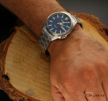Zegarek męski Lorus Automatic Classic RL419BX9. Zegarek męski na srebrnej bransolecie. Zegarek męski z datownikiem. Zegarek męski automatyczny z wodoszczelnością 10 BAR. Idealny męski zegarek na prezent. Grawer (1).jpg