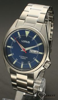 Zegarek męski Lorus Automatic Classic RL419BX9. Zegarek męski na srebrnej bransolecie. Zegarek męski z datownikiem. Zegarek męski automatyczny z wodoszczelnością 10 BAR. Idealny męski zegarek na prezent. Grawer (4).jpg