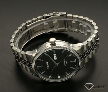 Zegarek męski Lorus Automatic RL471AX9. Zegarek męski na srebrnej bransolecie. Zegarek męski z datownikiem. Zegarek męski automatyczny z wodoszczelnością 10 BAR. Idealny męski zegarek na prezent. Grawer (5).jpg
