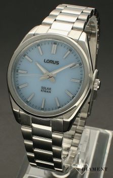 Zegarek damski na bransolecie niebieska tarcza solar Lorus RY511AX9 (2).jpg