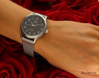 Zegarek damski Q&Q na bransolecie biżuteryjnej S03A-001V (1).jpg
