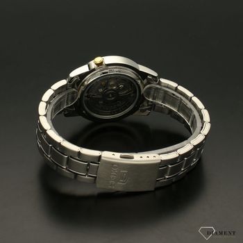 Zegarek męski Seiko 5 Automatic SNKK17K1. Zegarek męski z automatycznym mechanizmem. Wygodny i czytelny datownik, które ukazuję aktualny dzień tygodnia i miesiąca. Idealny zegarek na prezent dla eleganckiego mężczyzny (5).jpg