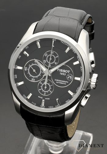 Męski zegarek Tissot T-TREND COUTURIER AUTOMATIC Chronograph T035.627.16.051 (2).jpg