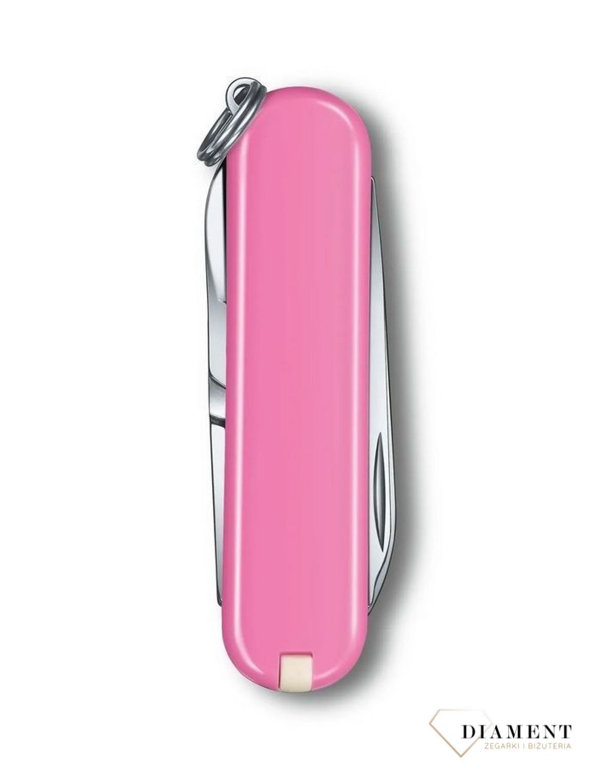 Scyzoryk Victorinox Classic Cherry Blossom Różowy 0.6223.51G. Dopasowane akcesoria towarzyszące temu scyzorykowi o niesamowitej trwałości stanowią z kolei dodatkowy argument na jego rzecz. Scyzoryk świetn (1).jpg
