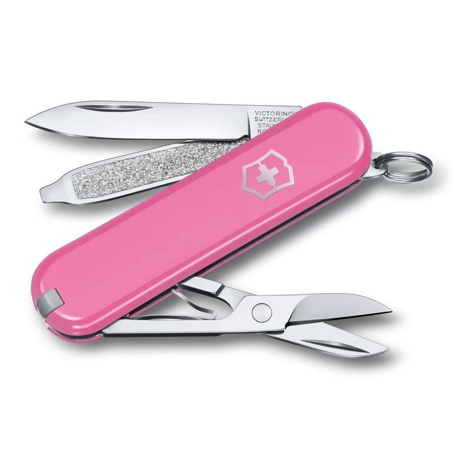 Scyzoryk Victorinox Classic Cherry Blossom Różowy 0.6223.51G. Dopasowane akcesoria towarzyszące temu scyzorykowi o niesamowitej trwałości stanowią z kolei dodatkowy argument na jego rzecz. Scyzoryk świetn (1).jpg