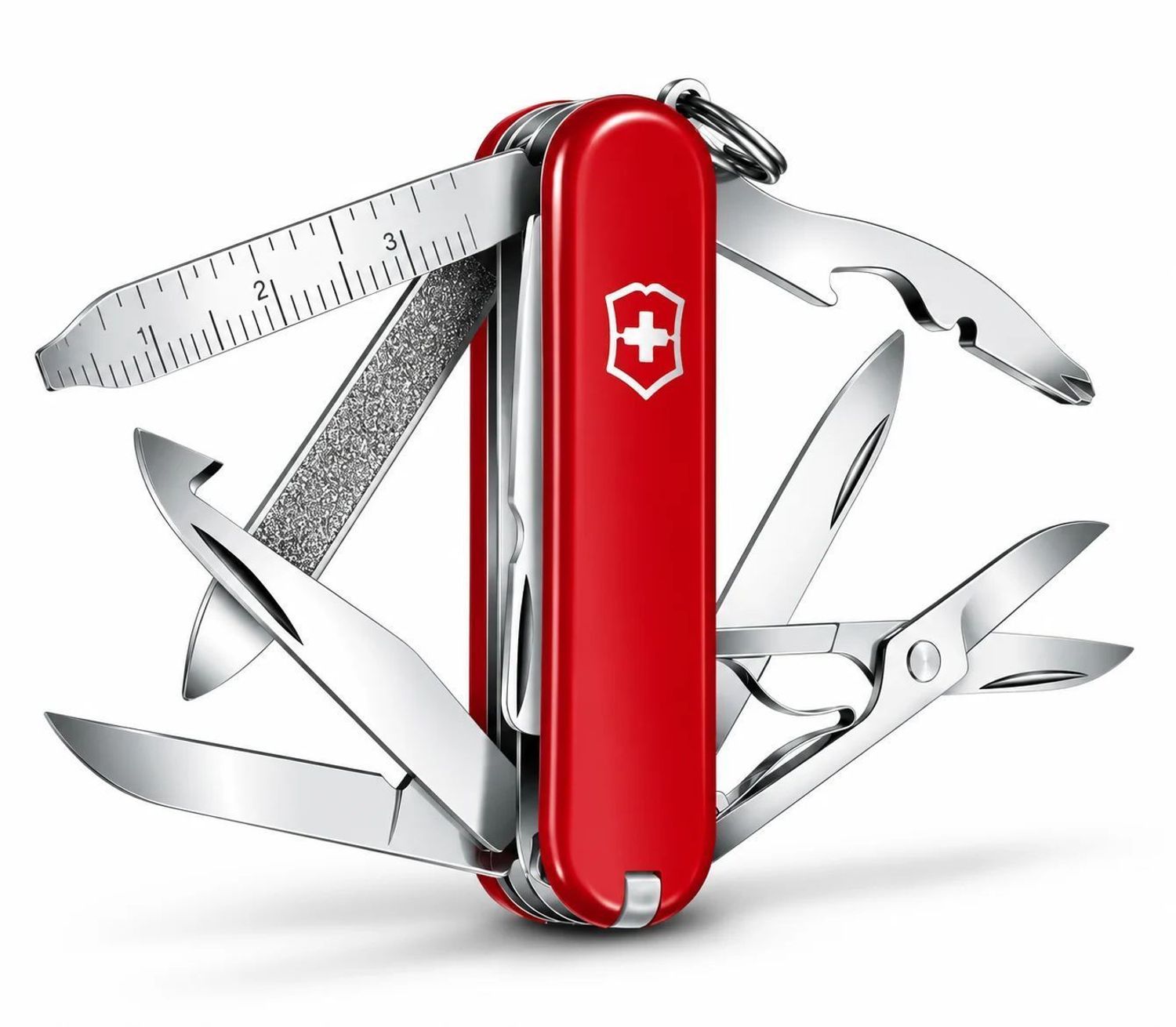 Scyzoryk Victorinox Mini Champ 0.6385 czerwony – 18 funkcji, nożyczki i długopis (4).jpg