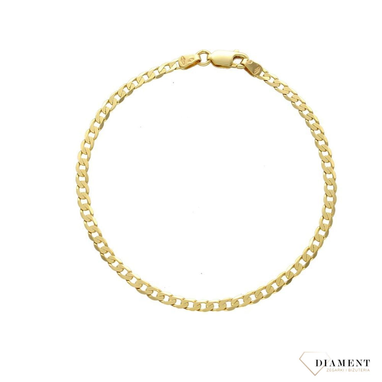 Złota bransoletka pancerka. Złote Bransoletki Damskie w Sklepie z Biżuterią zegarki-diament.pl to idealny pomysł na prezent dla kobiety oraz mężczyzn.047-1.jpg