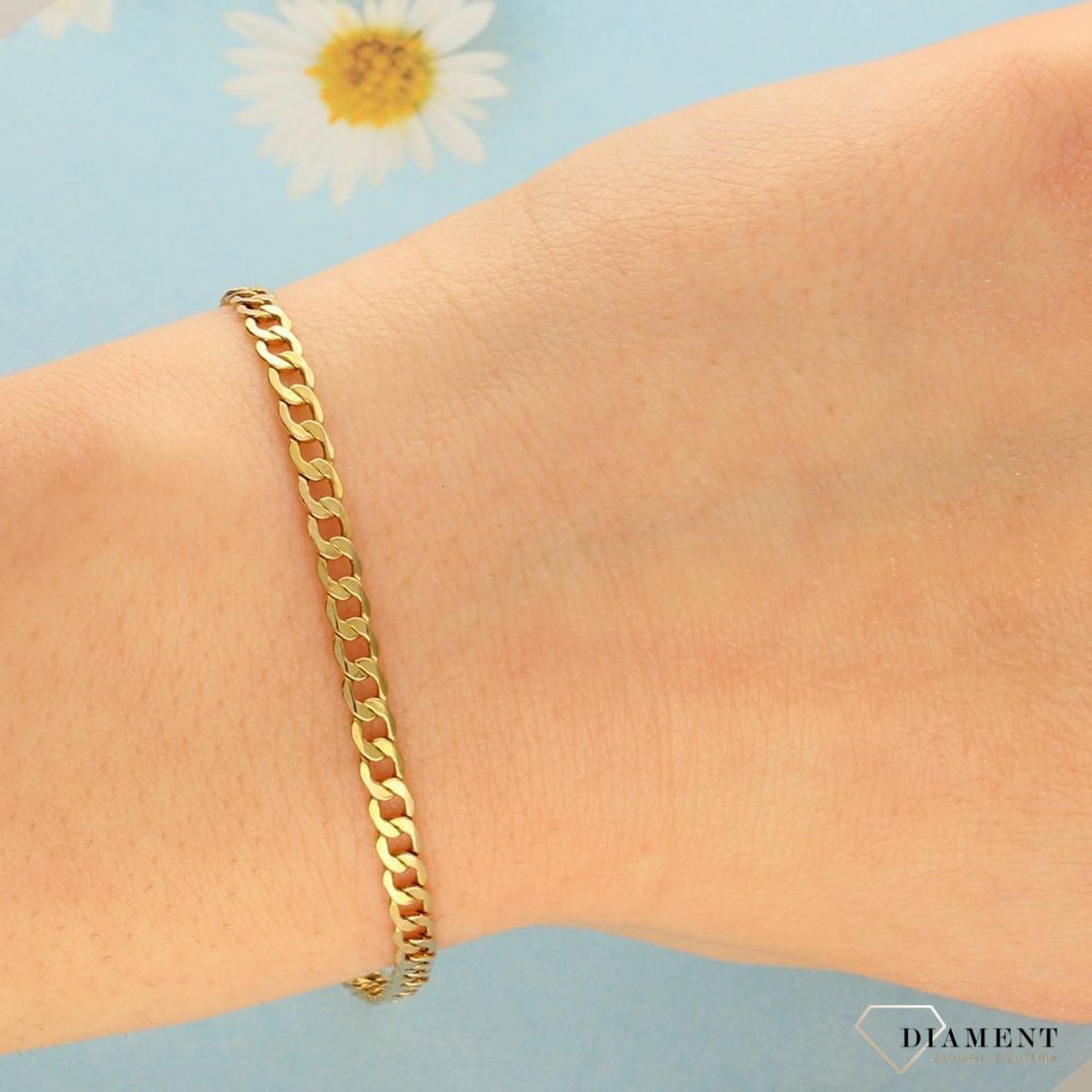 Złota bransoletka pancerka. Złote Bransoletki Damskie w Sklepie z Biżuterią zegarki-diament.pl to idealny pomysł na prezent dla kobiety oraz mężczyzn.1.jpg