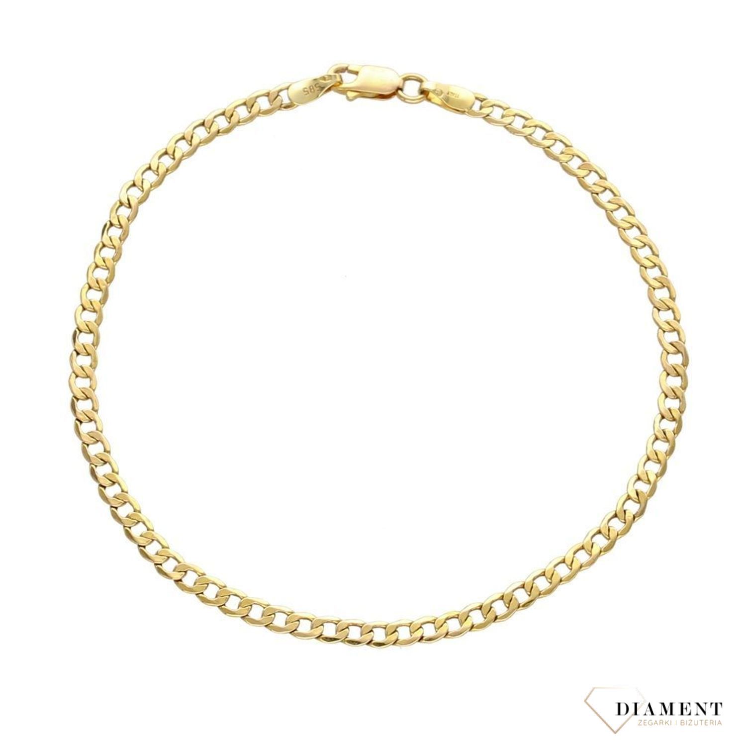 Złota bransoletka pancerka. Złote Bransoletki Damskie w Sklepie z Biżuterią zegarki-diament.pl to idealny pomysł na prezent dla kobiety oraz mężczyzn.1.jpg