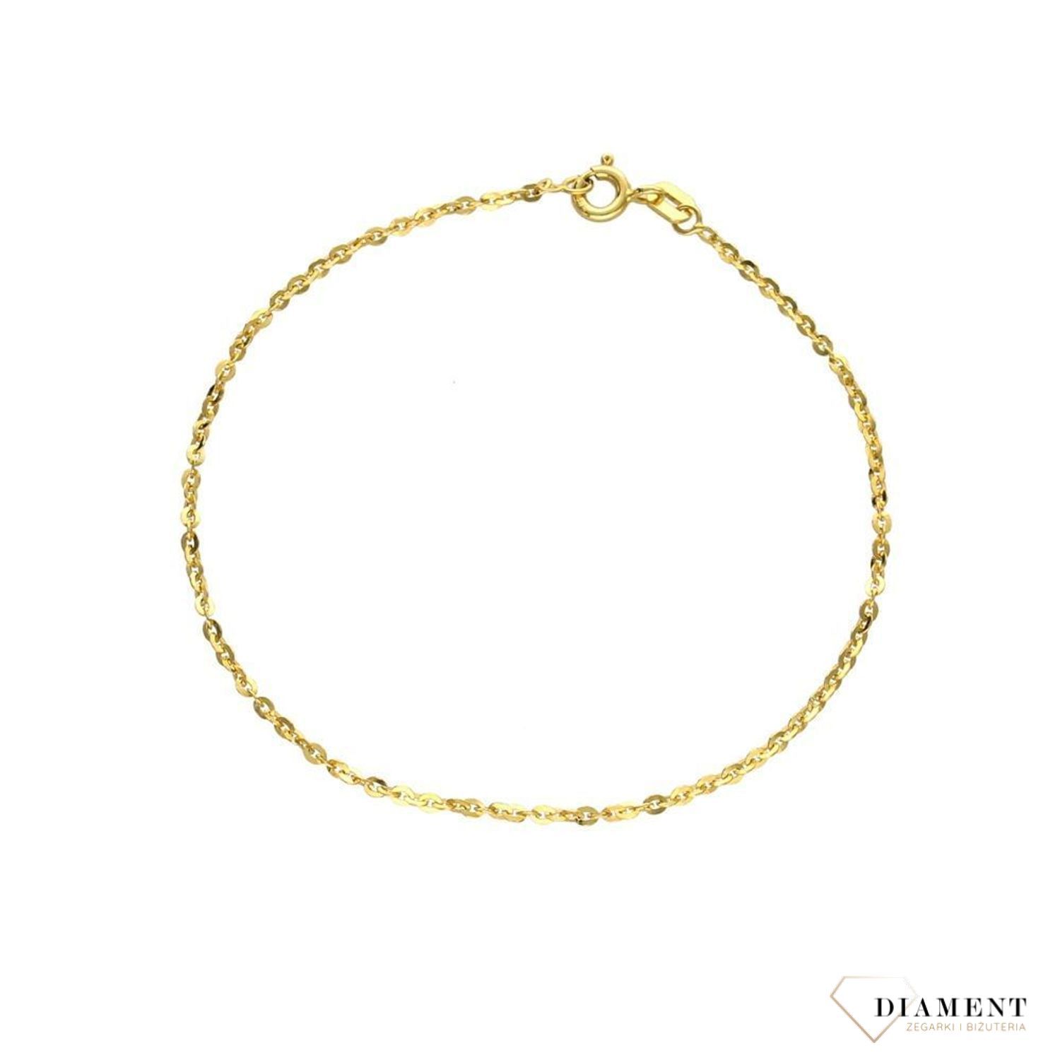 Bransoletka złota ankier.Delikatne bransoletki. Złote Bransoletki Damskie w Sklepie z Biżuterią zegarki-diament.pl to idealny pomysł na prezent dla kobiety. (2).jpg