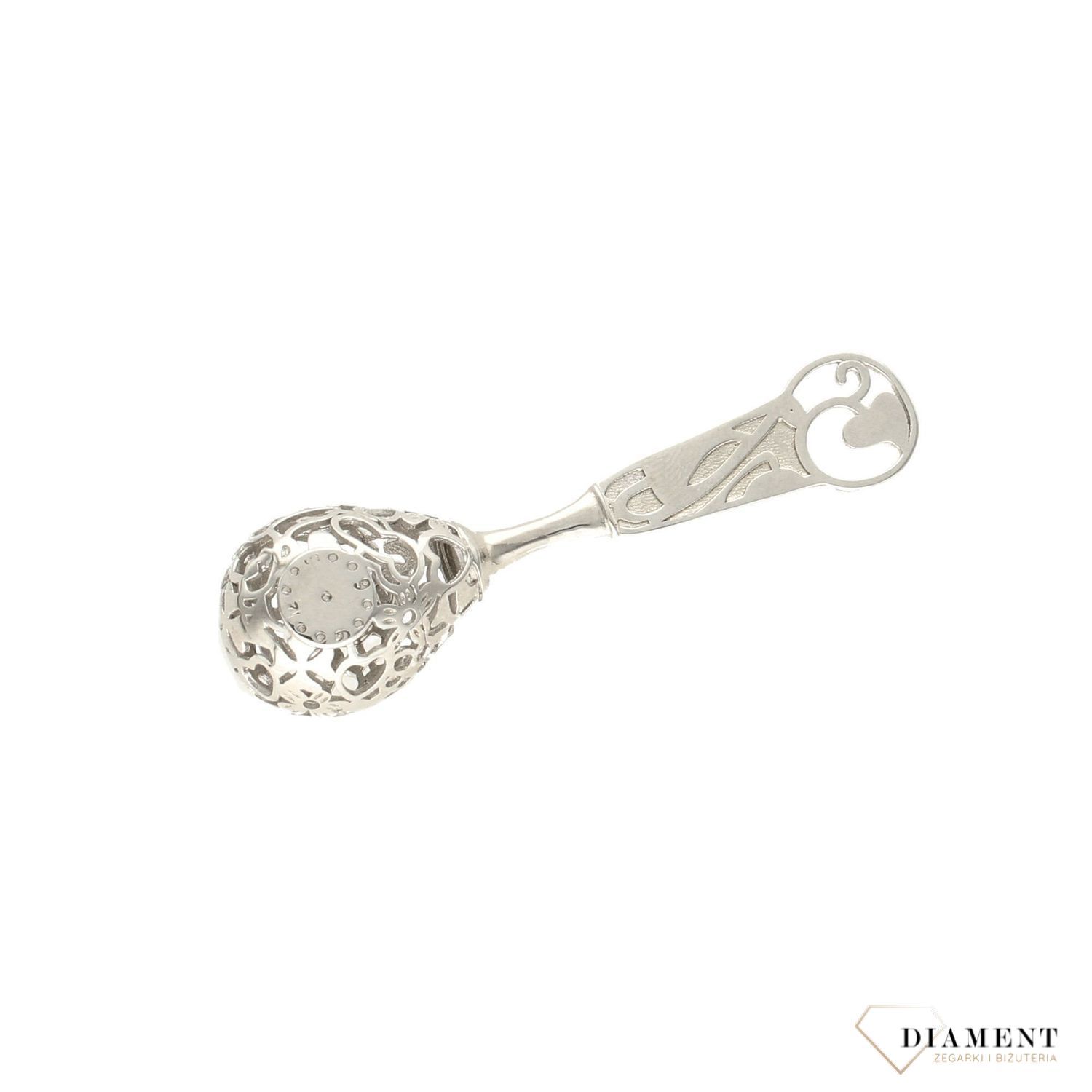 Grzechotka srebrna na chrzest 000000-076. Srebrna grzechotka na chrzest  ✓ Prezent na chrzest ✓ Prezent dla dziecka ✓  Najlepsza jakość wyrobów   (1).jpg