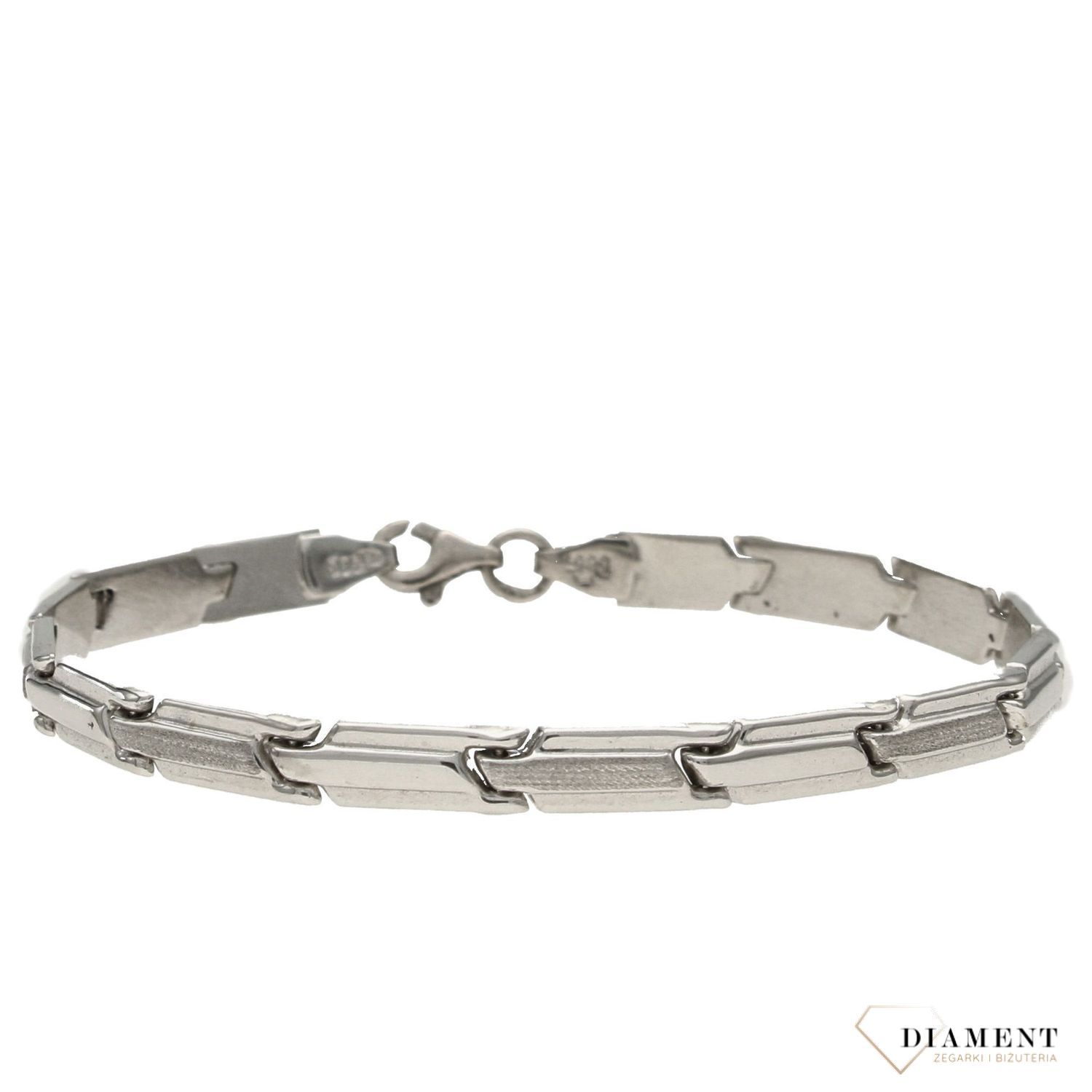 Złota bransoletka damska 585 białe złoto 000000 091.jpg